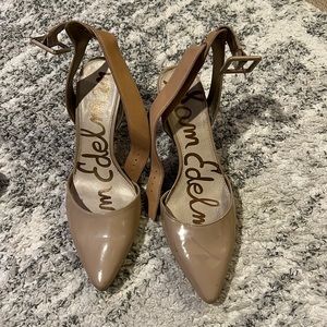 Sam Edelman ORLY patent leather slingbacks shoes size 8